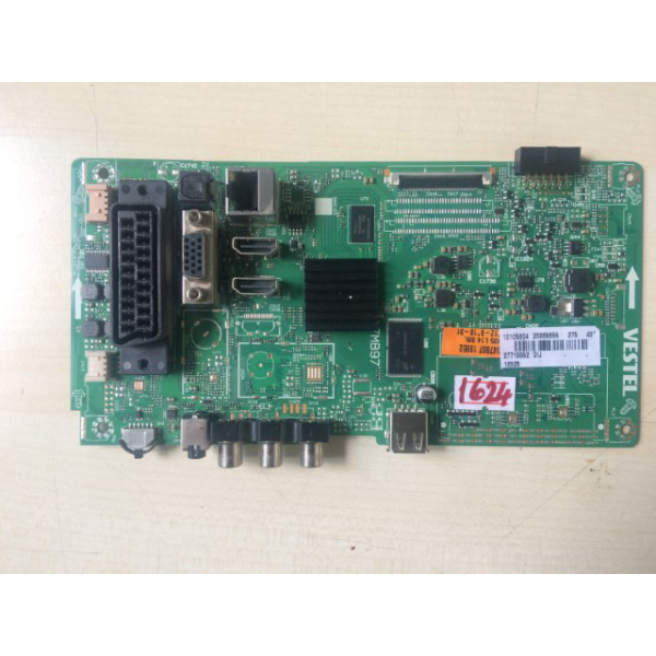 VESTEL , SEG , REGAL , Hİ-LEVEL ,17MB97 ,10105804 , 23365655 , VESTEL 43" MAİN BOARD , REGAL SEG ANA KARTI.